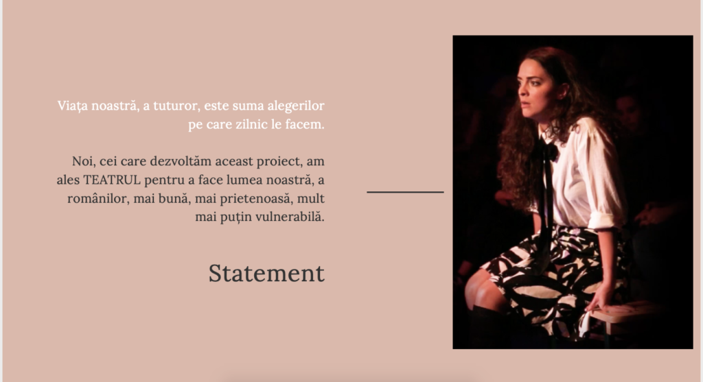 teatru online, e-theatrum prezentare