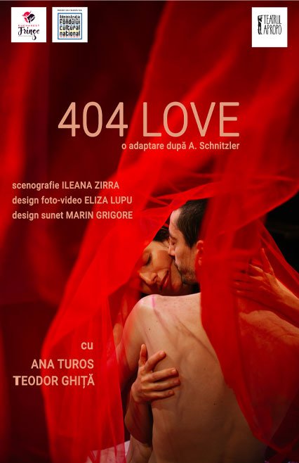 404 LOVE - afis spectacol de teatru