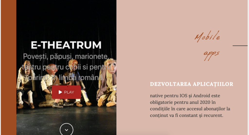 teatru online, e-theatrum prezentare