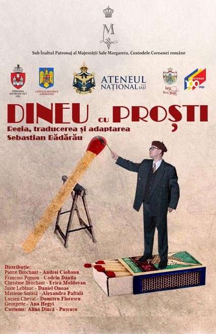 Dineu cu prosti - afis spectacol