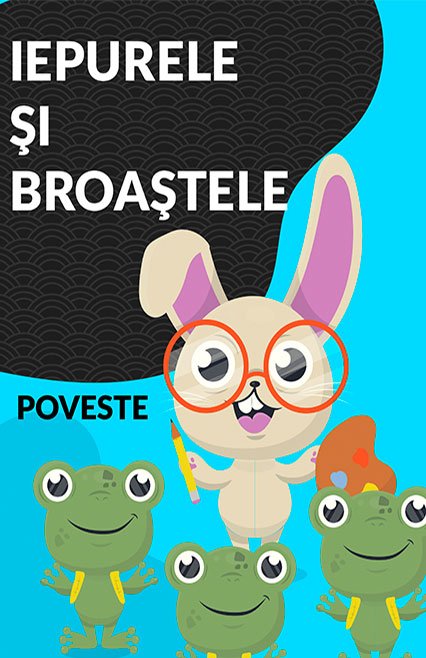 Iepurele și broaștele - poveste
