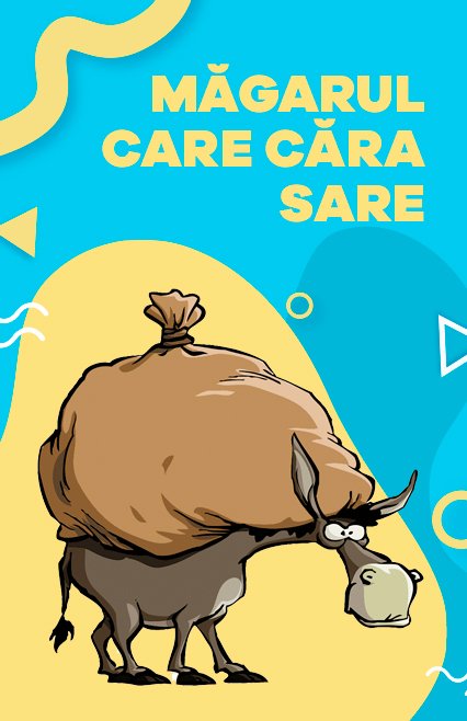 Măgarul care căra sare - poveste